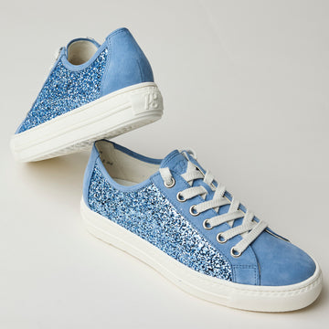 Paul Green Blue Suede Trainers - Nozomi