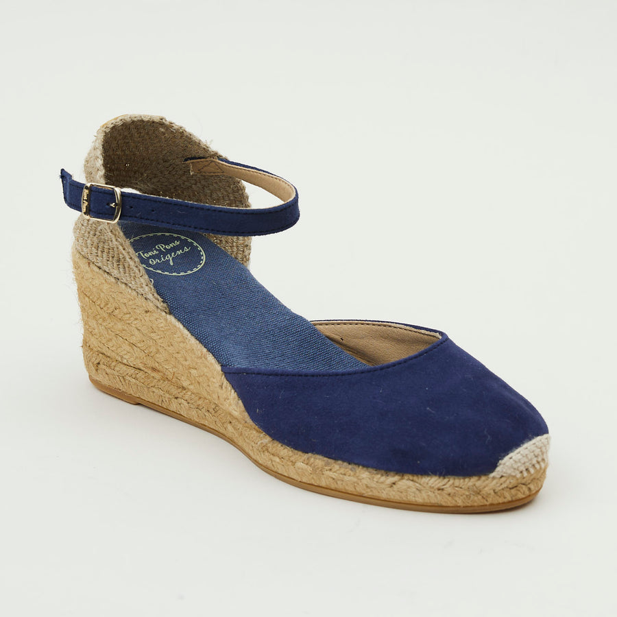 Toni Pons Navy Suede Espadrilles - Nozomi