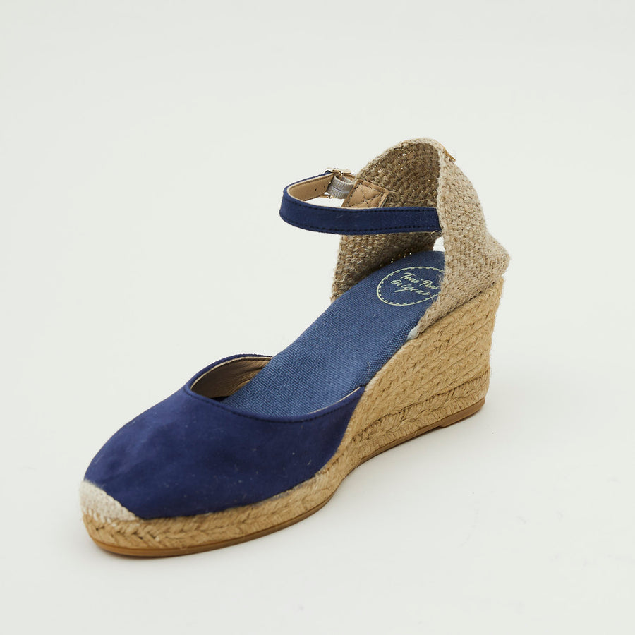 Toni Pons Navy Suede Espadrilles - Nozomi