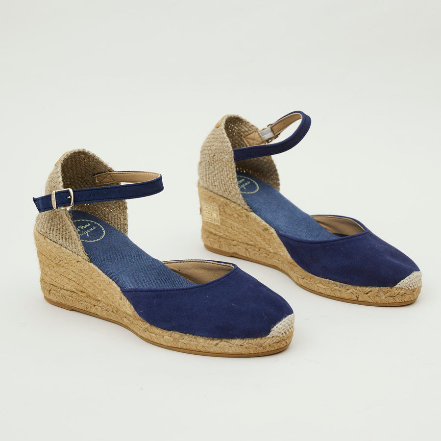 Toni Pons Navy Suede Espadrilles - Nozomi