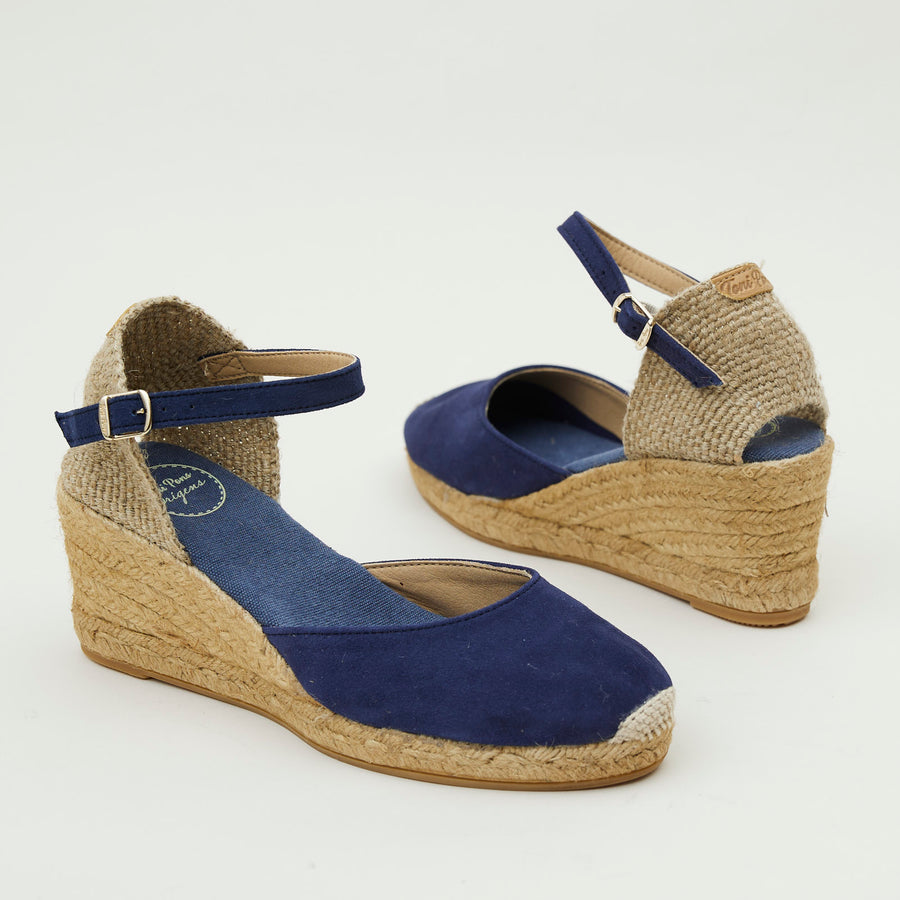 Toni Pons Navy Suede Espadrilles - Nozomi