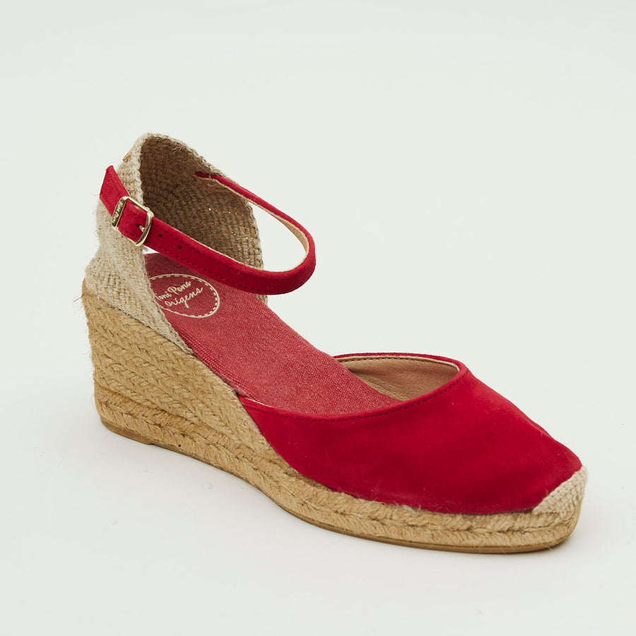 Toni Pons Red Suede Espadrilles - Nozomi