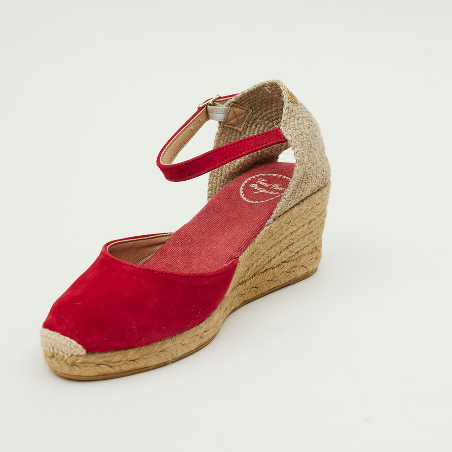 Toni Pons Red Suede Espadrilles - Nozomi