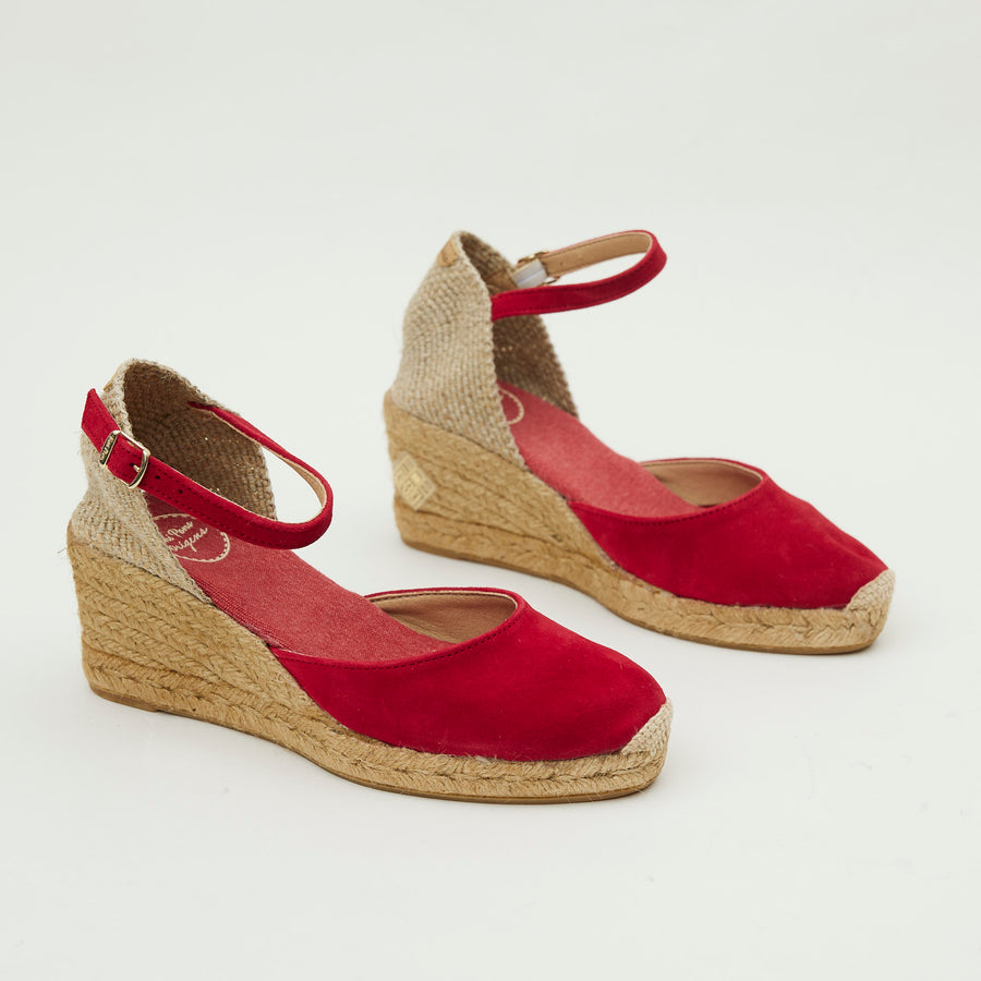 Toni Pons Red Suede Espadrilles - Nozomi