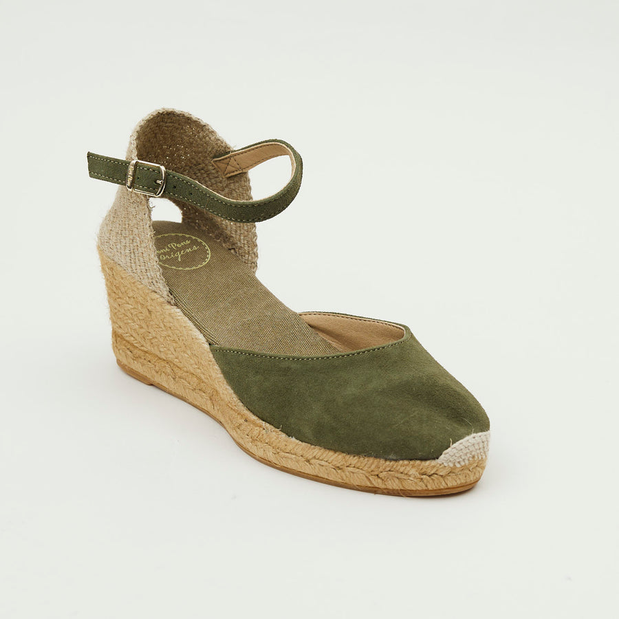 Toni Pons Khaki Suede Espadrilles - Nozomi