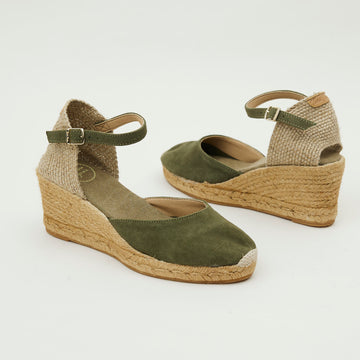 Toni Pons Khaki Suede Espadrilles - Nozomi