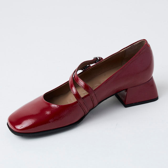 Wonders Wine Patent Leather Mary Jane Shoes - Nozomi