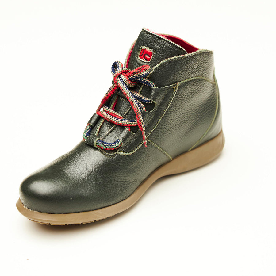 Jose Saenz Khaki Ankle Boots - nozomishoes.ie