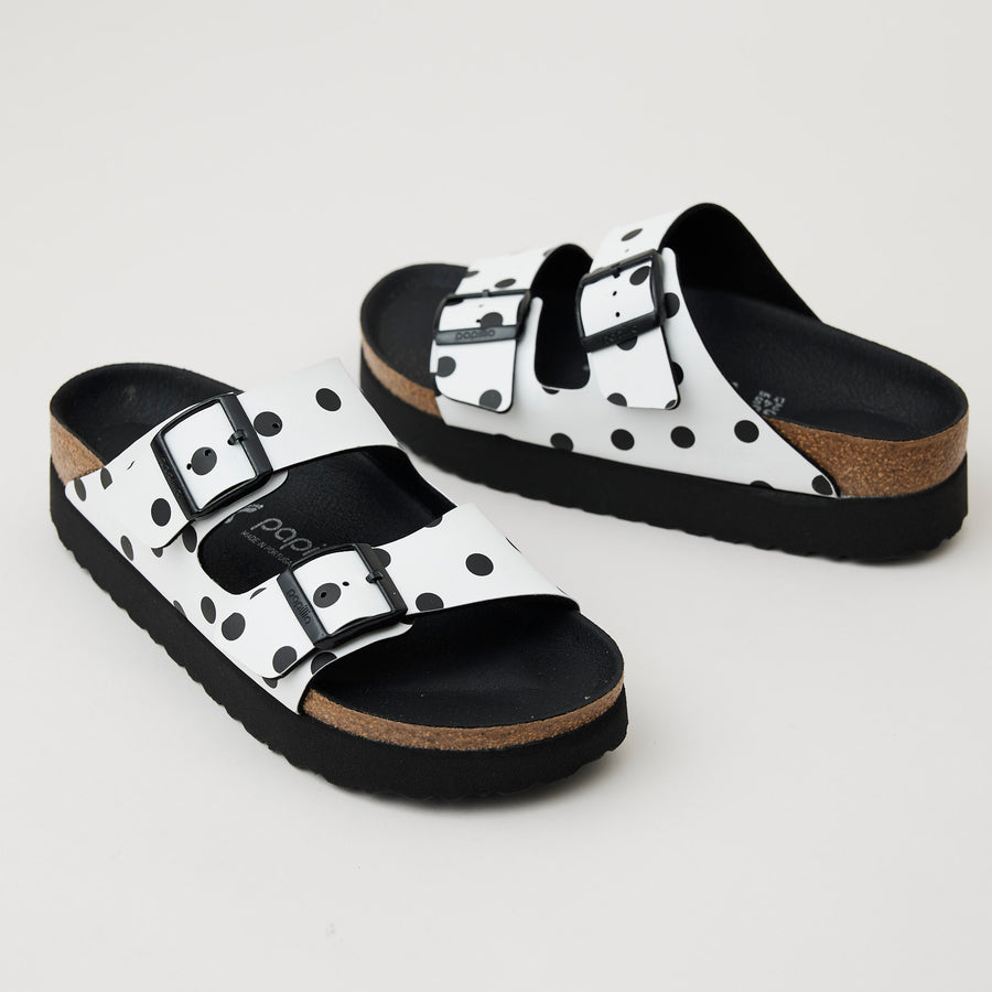 Birkenstock Polka Dot Flatform Sandals