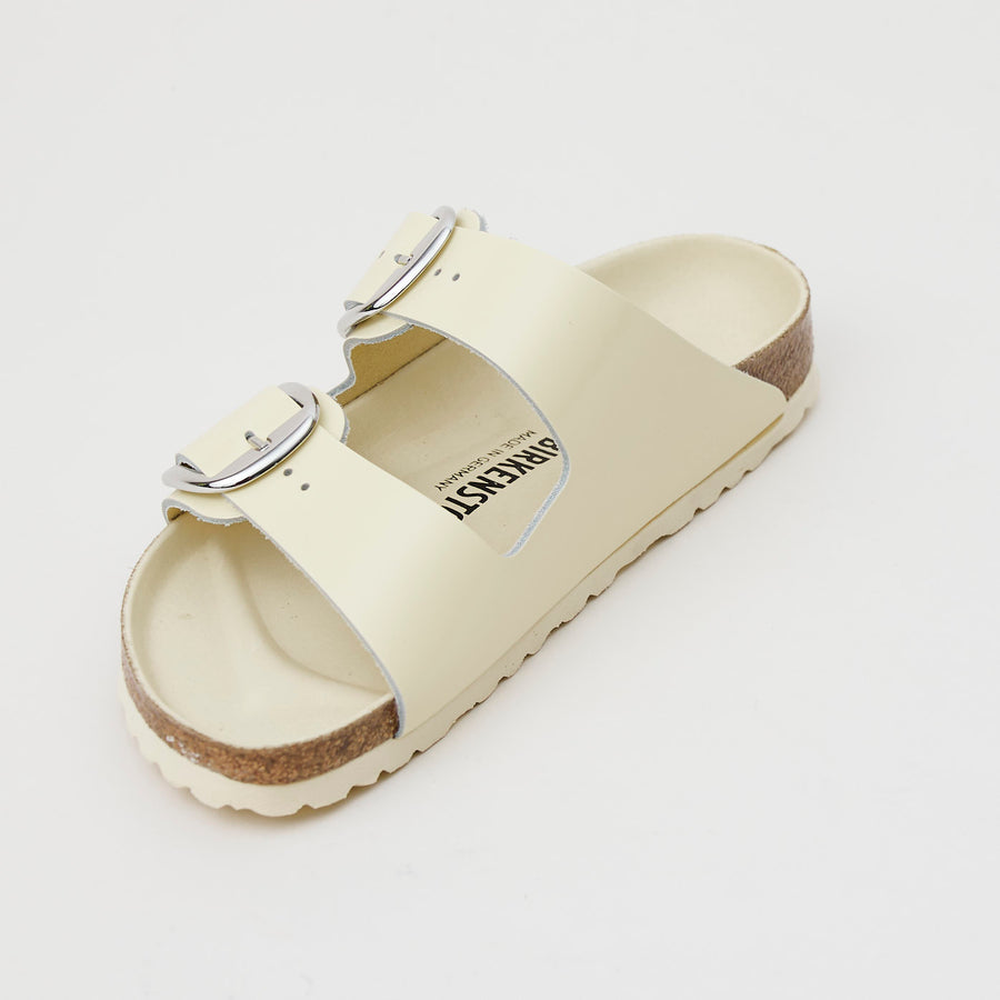 Birkenstock Arizona Big Buckle Butter Cream Leather Sandals - Nozomi