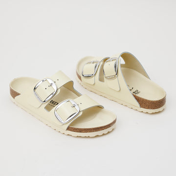 Birkenstock Arizona Big Buckle Butter Cream Leather Sandals - Nozomi