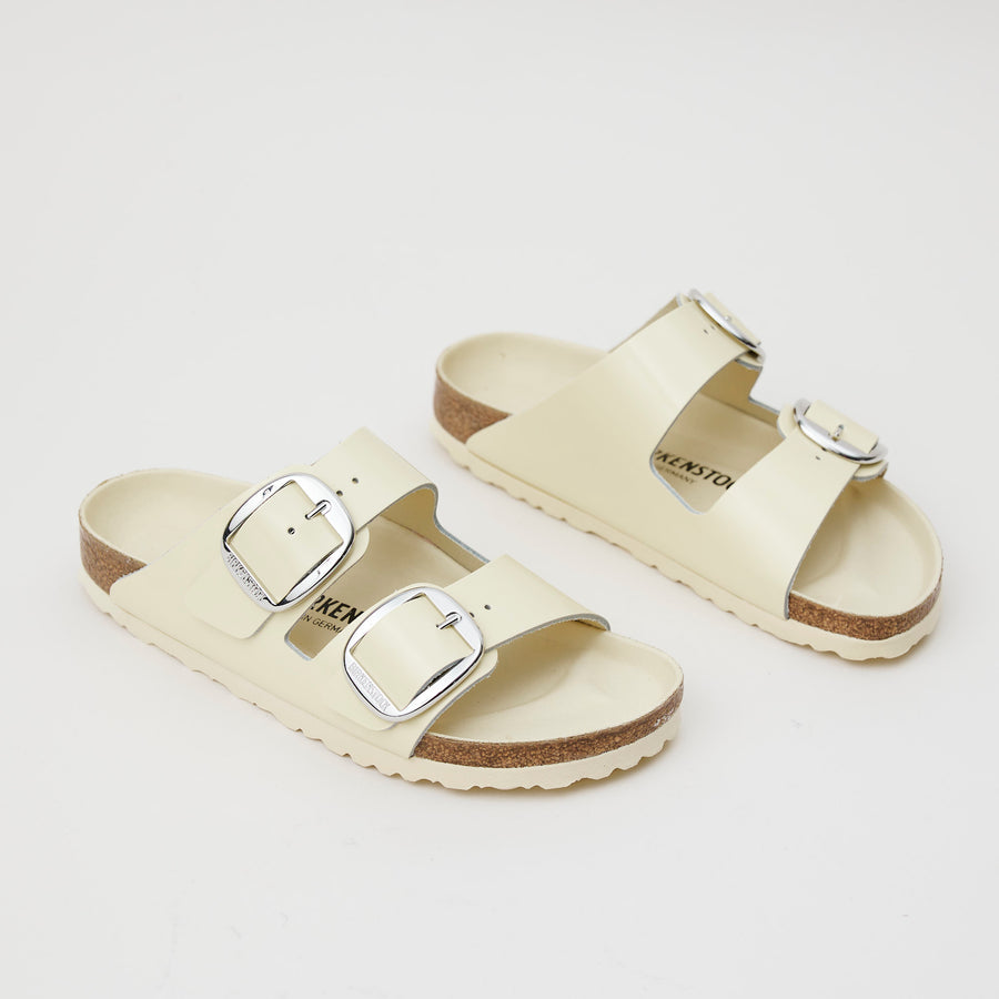 Birkenstock Arizona Big Buckle Butter Cream Leather Sandals - Nozomi