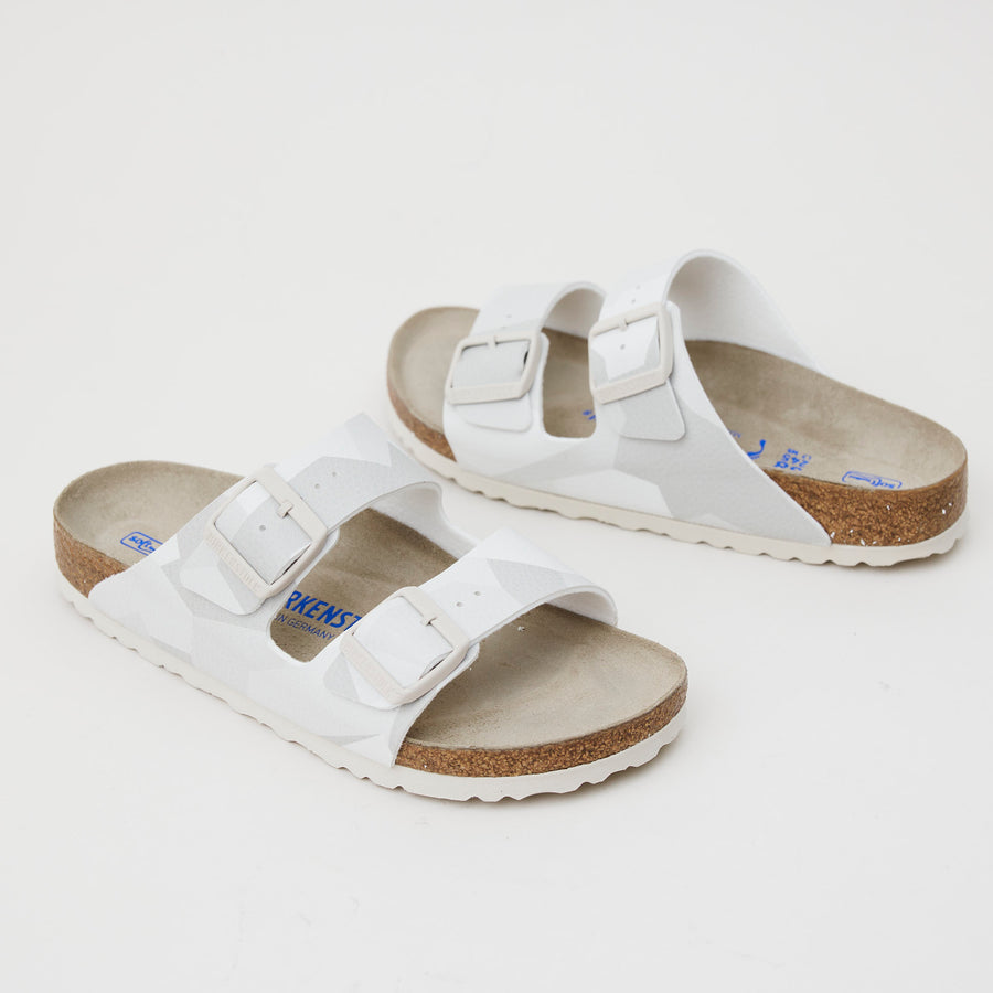 Birkenstock Arizona Winter White Watercolour Sandals - Nozomi