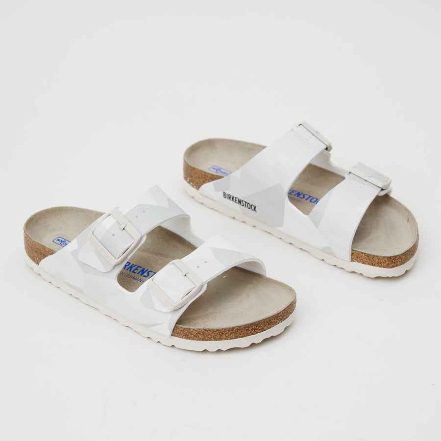 Birkenstock Arizona Winter White Watercolour Sandals - Nozomi