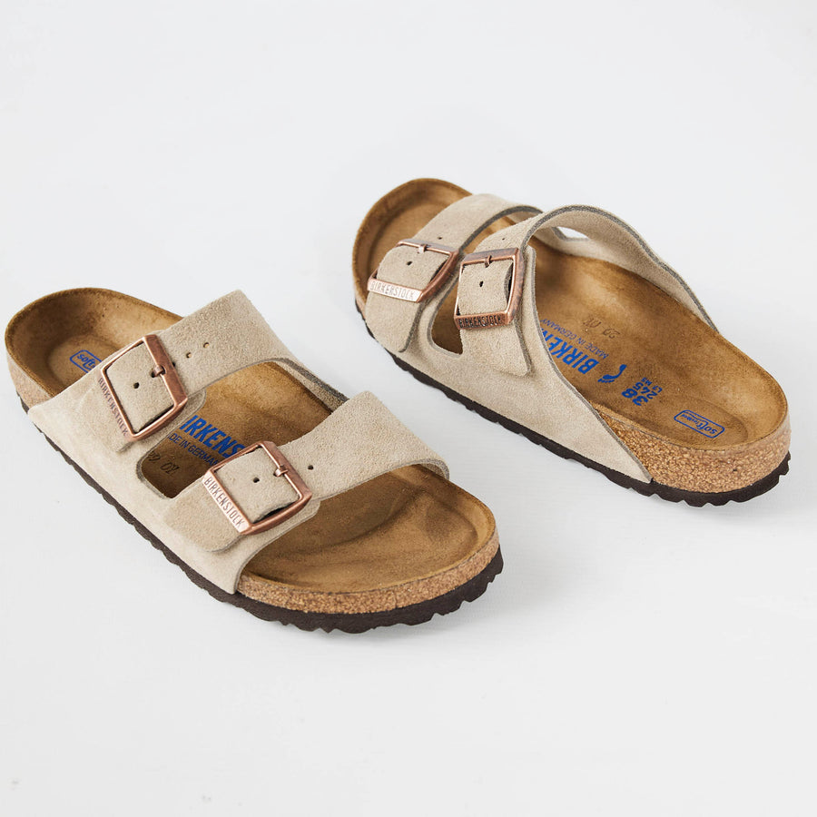 Birkenstock Taupe Arizona Sandals - Nozomi