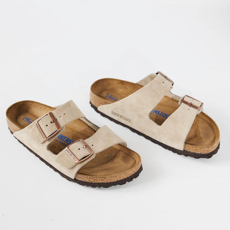 Birkenstock Taupe Arizona Sandals - Nozomi