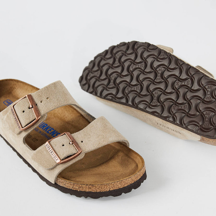 Birkenstock Taupe Arizona Sandals - Nozomi