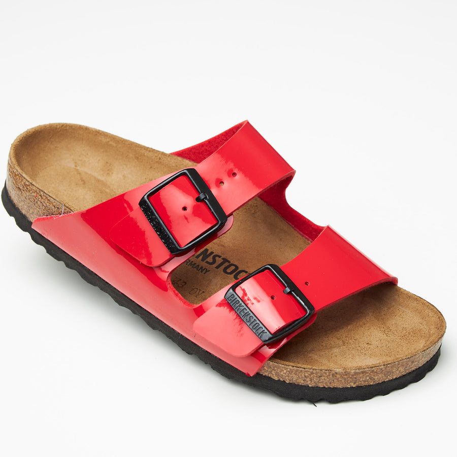 Birkenstock Red Arizona Sandals - nozomishoes.ie