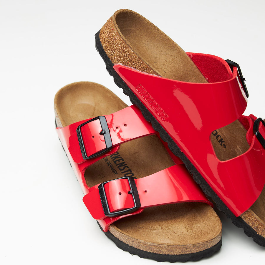 Birkenstock Red Arizona Sandals - nozomishoes.ie