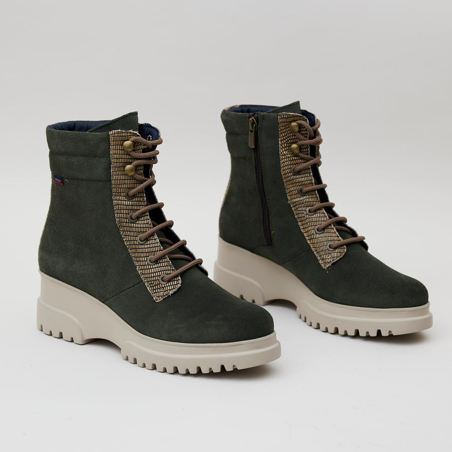 Callaghan Green Suede Hiking Boots - Nozomi