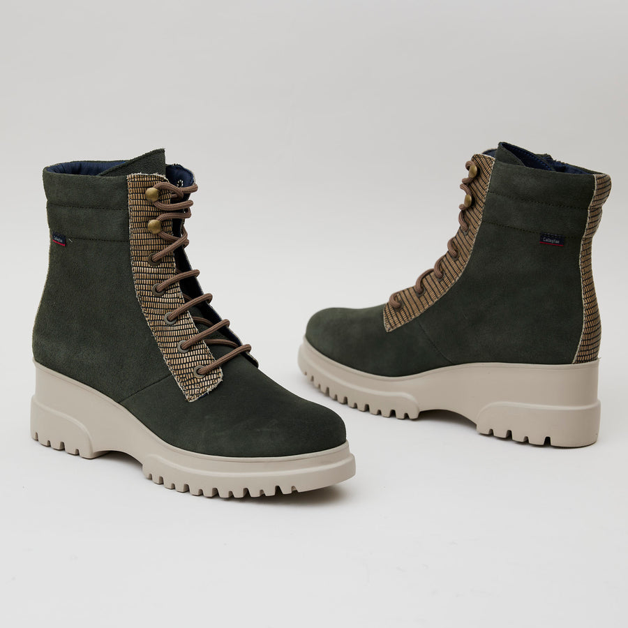Callaghan Green Suede Hiking Boots - Nozomi