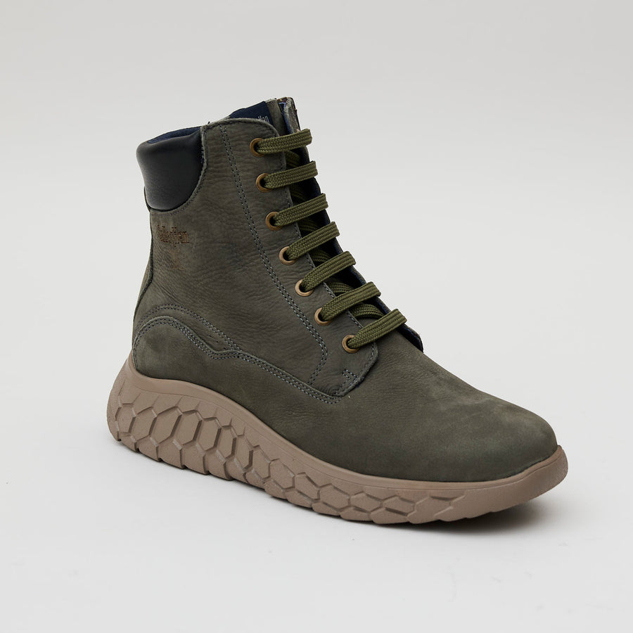 Callaghan Forest Green Nubuck Hiking Boots - Nozomi