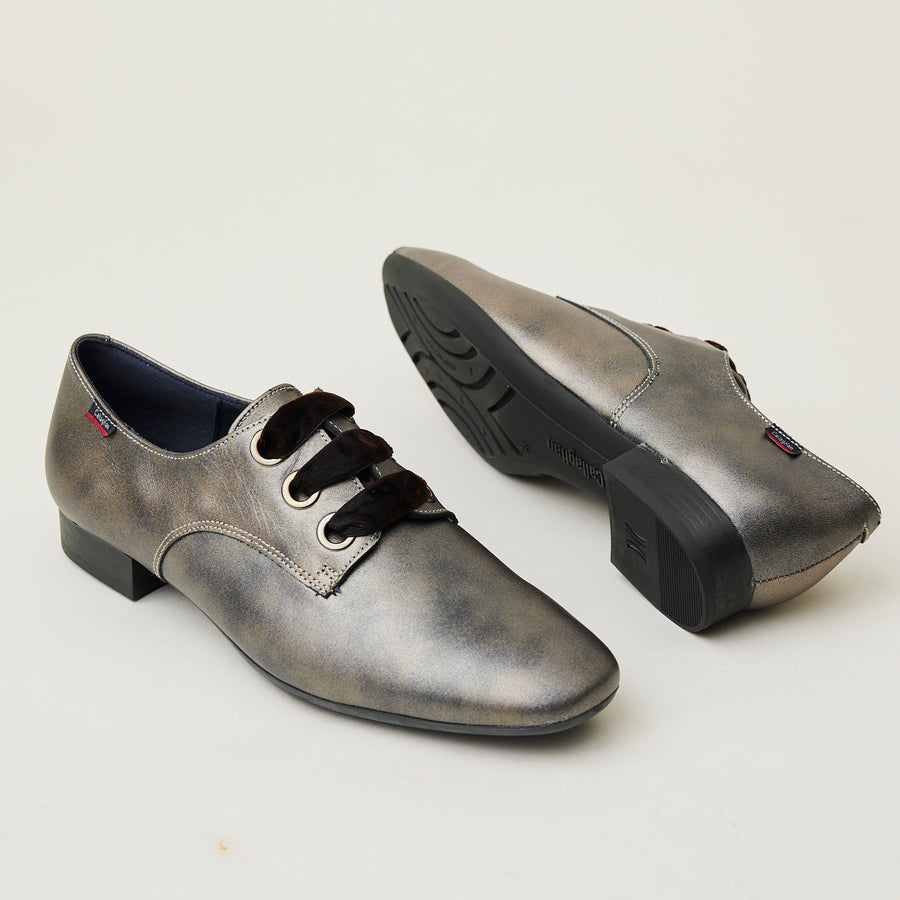 Callaghan Metallic Leather Laced Brogues - Nozomi