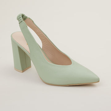 Lodi Mint Leather Shoes - Nozomi