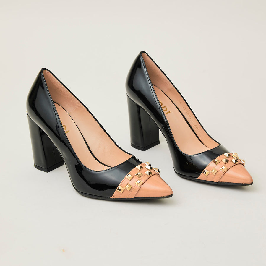 Lodi Two Tone Court Shoes - Nozomi