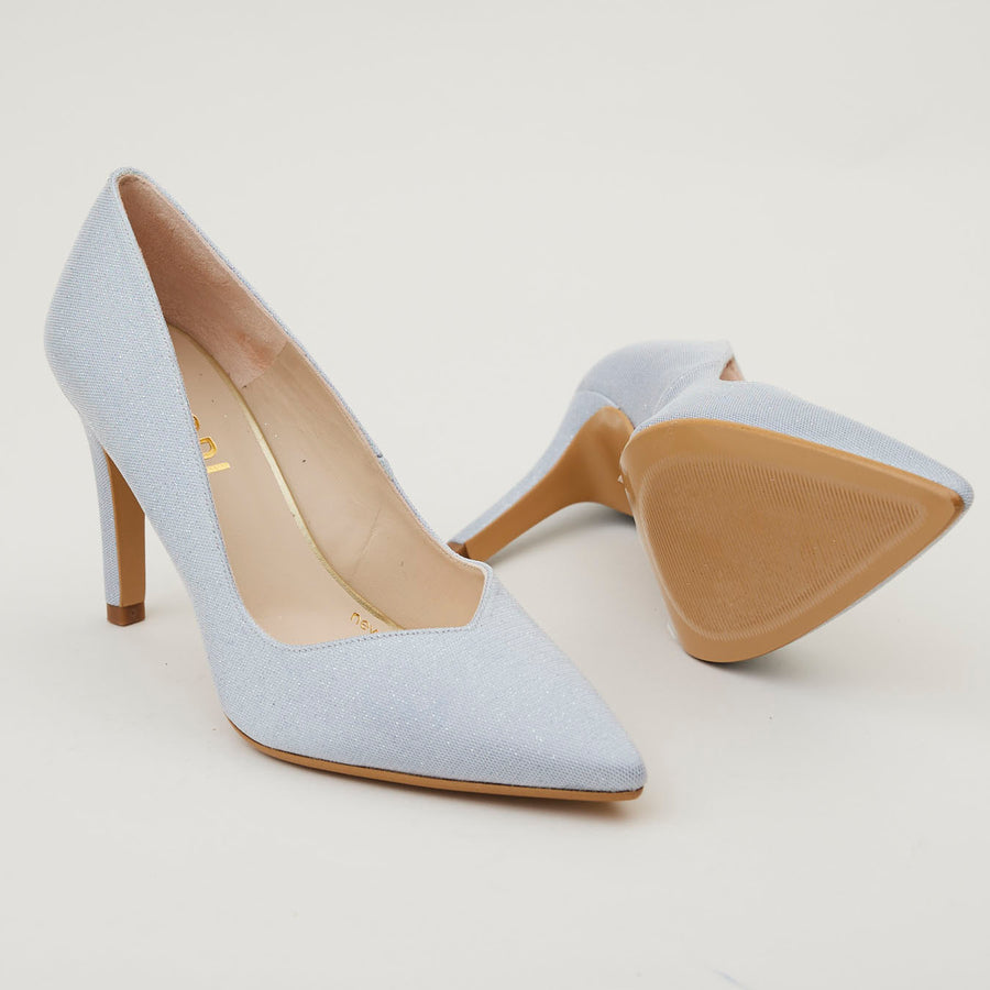 Lodi Sky Blue High Heel Court Shoes - Nozomi