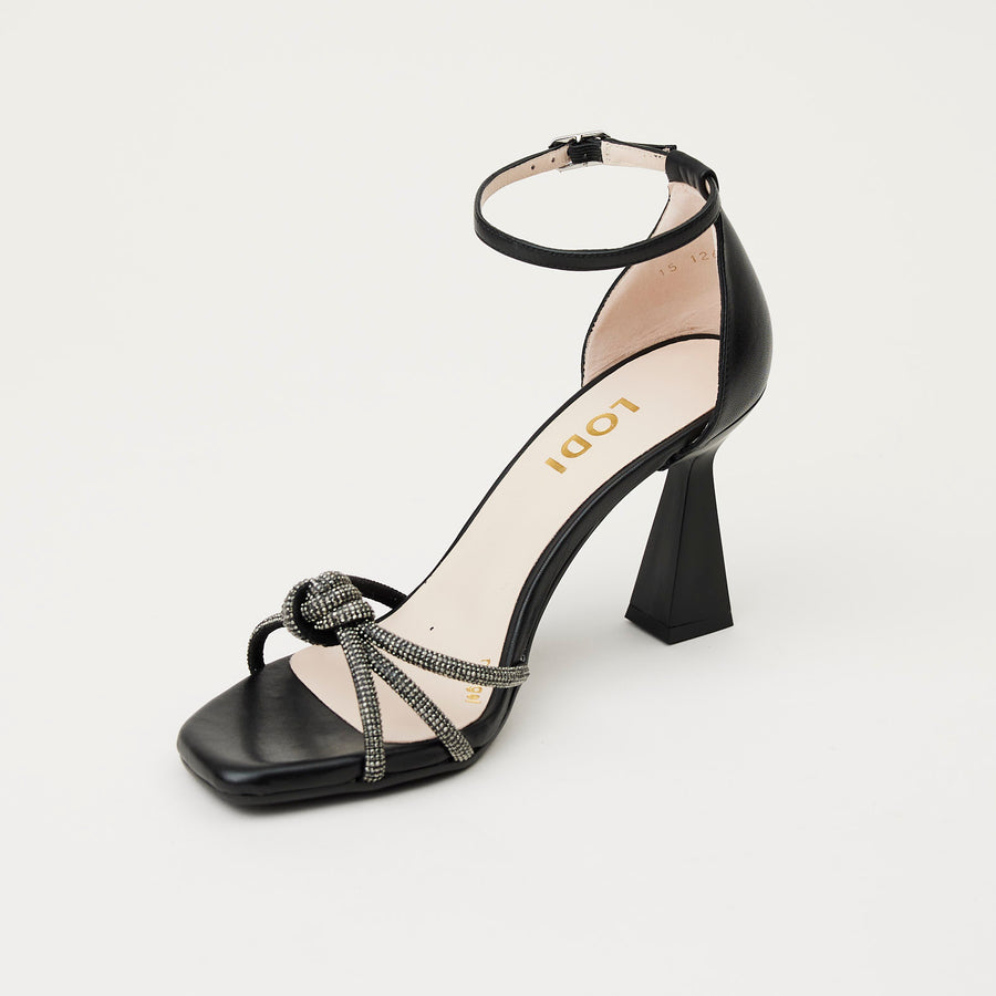 Lodi Black Suede Sandals - Nozomi