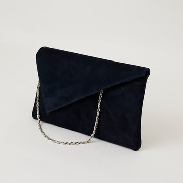 Marian Navy Suede Bag - Nozomi