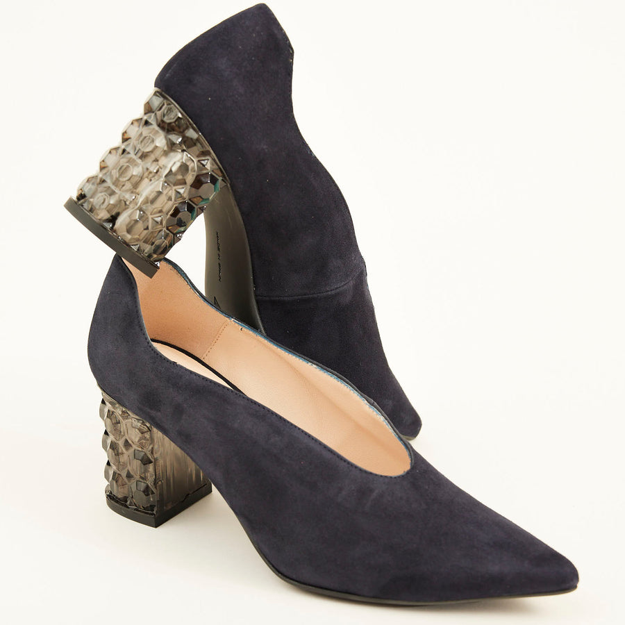 Marian Suede Court Shoe - Nozomi