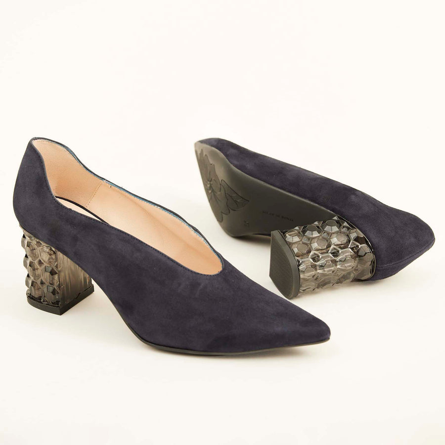 Marian Suede Court Shoe - Nozomi
