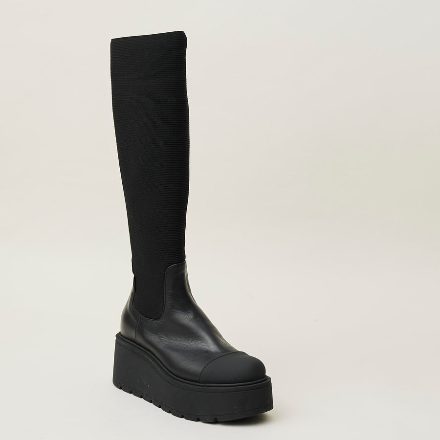 Marco Moreo Knee High Flatform Stretch Boots - Nozomi