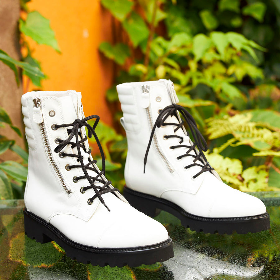 Gabor Patent Red or Black or White Ankle Boots | Shop online Nozomi