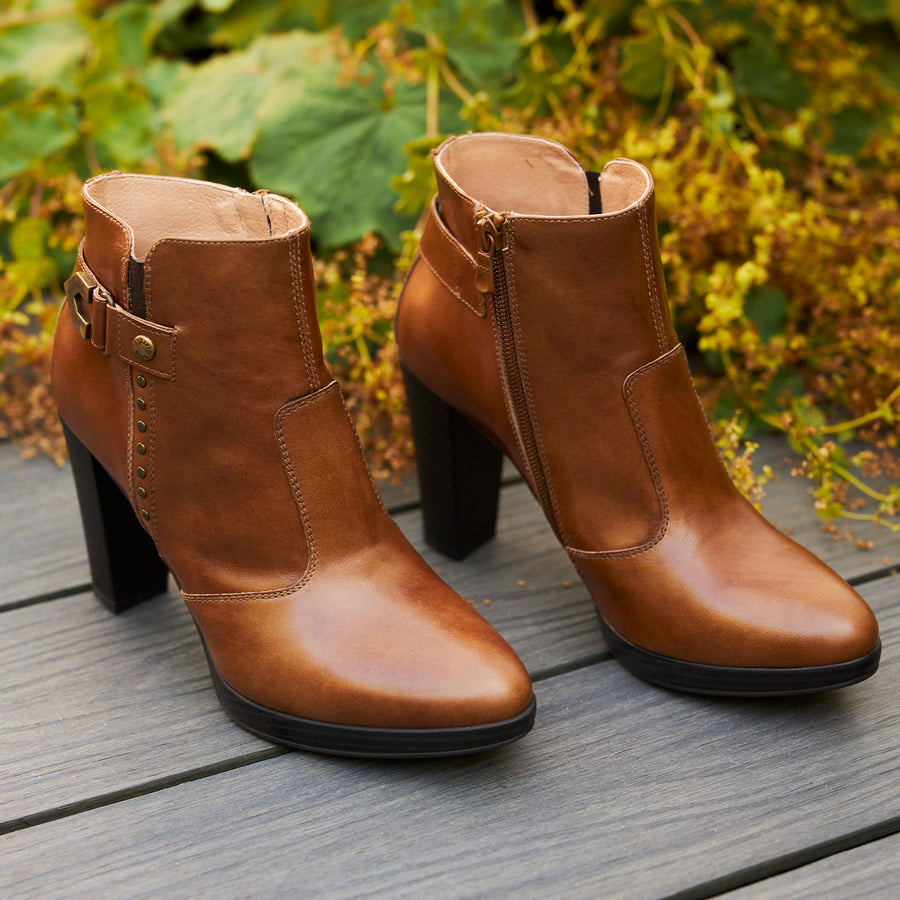 NeroGiardini Tan Ankle Boot - nozomishoes.ie