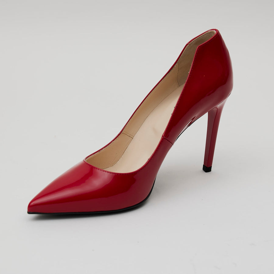 NeroGiardini Red Patent Leather Court Shoes - Nozomi