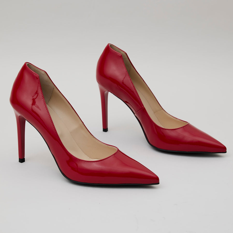 NeroGiardini Red Patent Leather Court Shoes - Nozomi