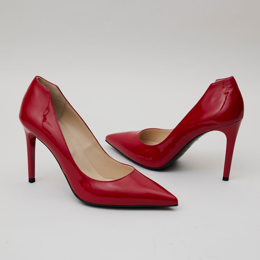 NeroGiardini Red Patent Leather Court Shoes - Nozomi