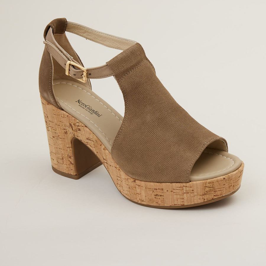 NeroGiardini Ginger Suede Sandals - Nozomi