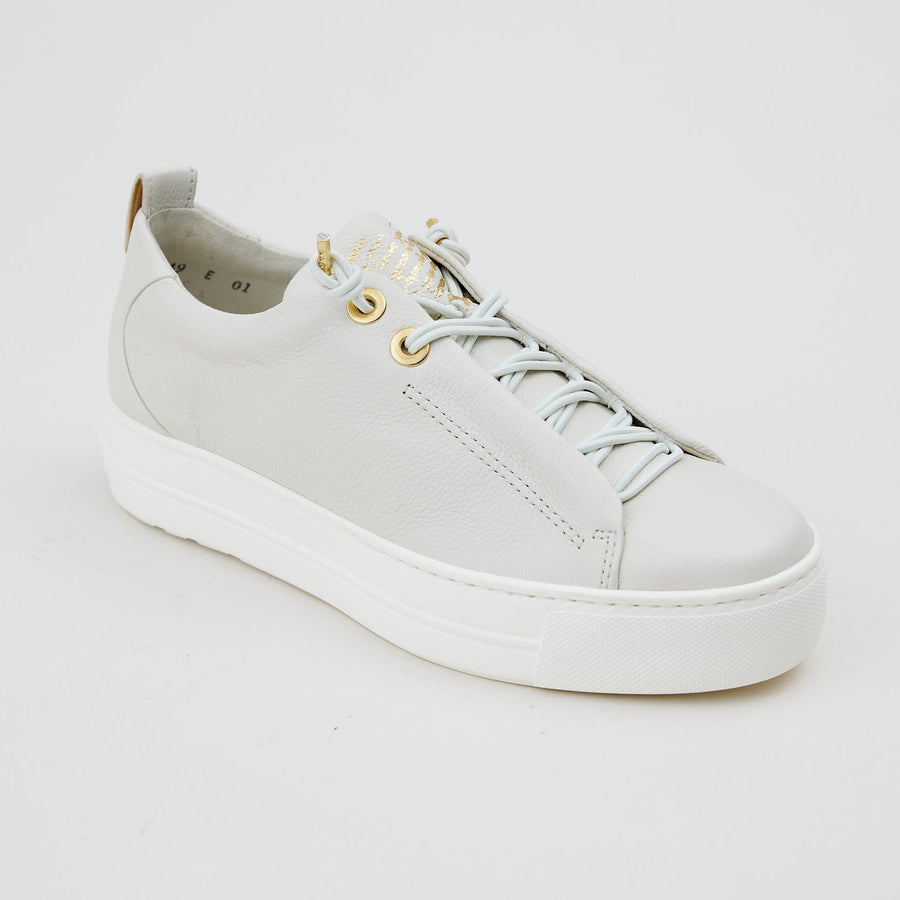 Paul Green Ivory Leather Trainers - Nozomi