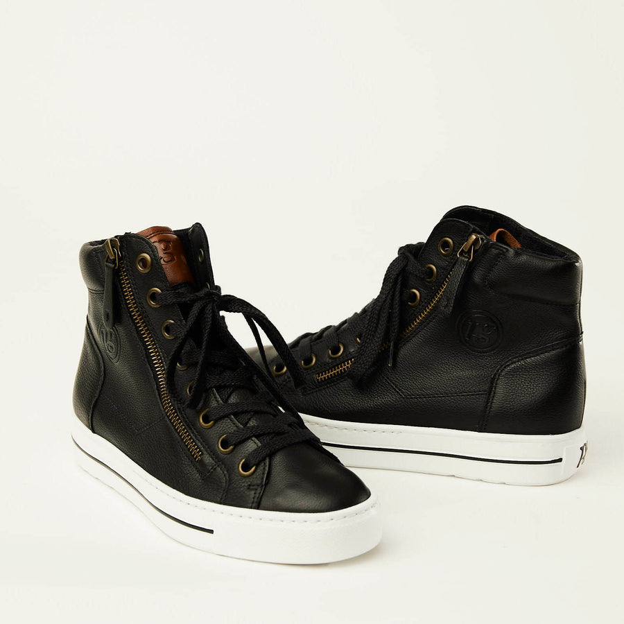 Paul Green Brown High-Top Trainers - Nozomi