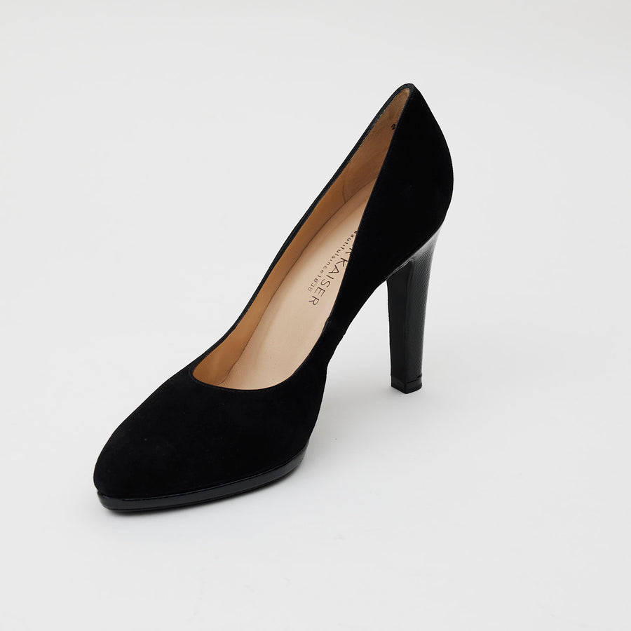 Peter Kaiser Black Suede Court Shoes - Nozomi