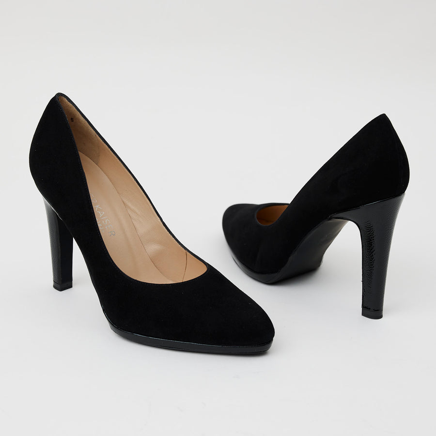 Peter Kaiser Black Suede Court Shoes - Nozomi