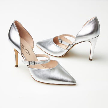 Peter Kaiser Silver High Heels - nozomishoes.ie