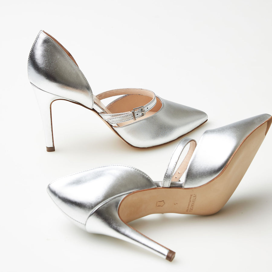 Peter Kaiser Silver High Heels - nozomishoes.ie