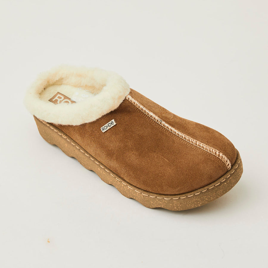 Rohde Tan Suede Slippers - Nozomi