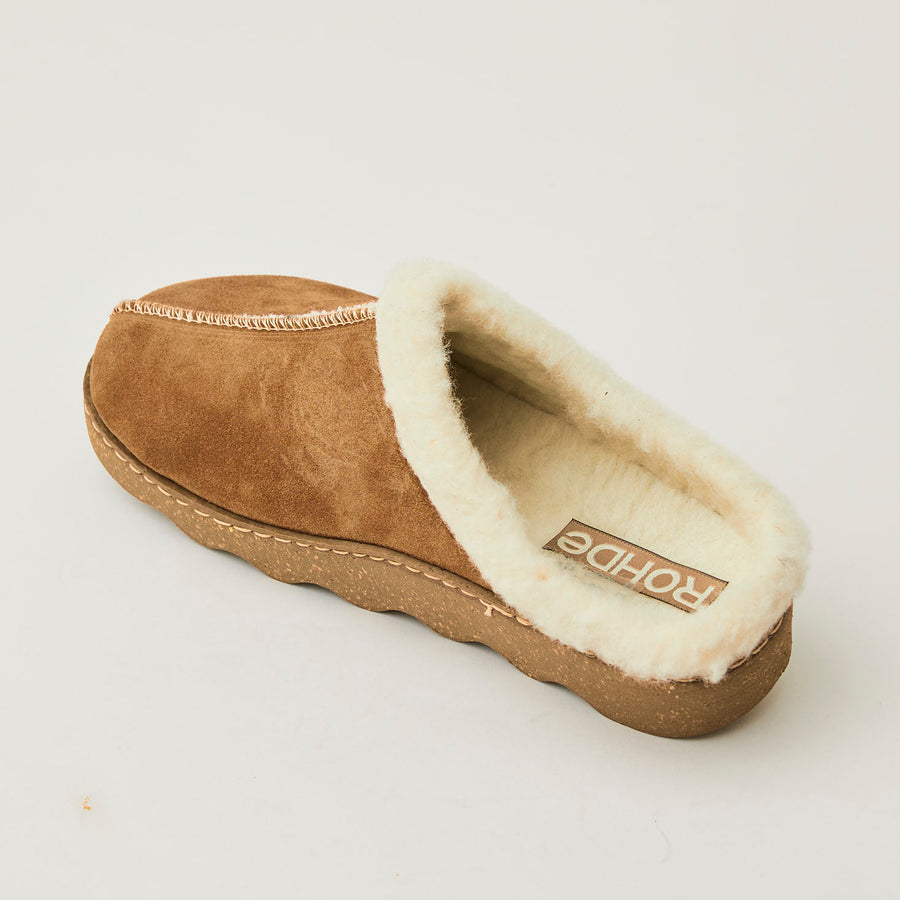 Rohde Tan Suede Slippers - Nozomi