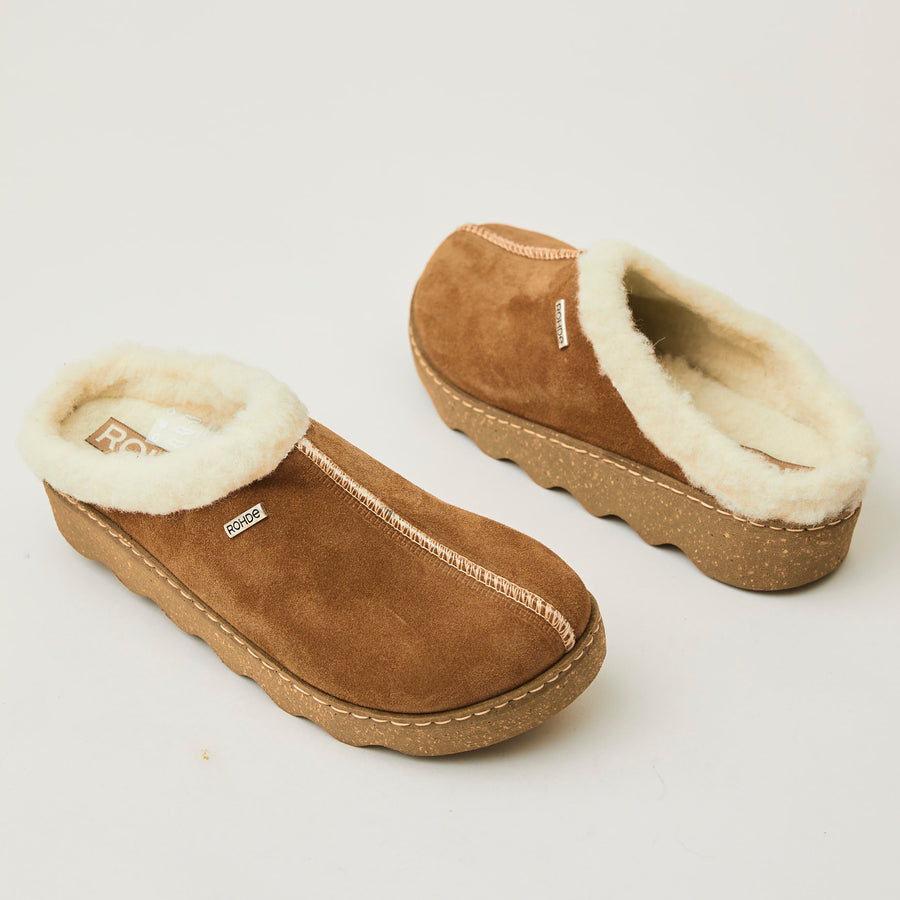 Rohde Tan Suede Slippers - Nozomi